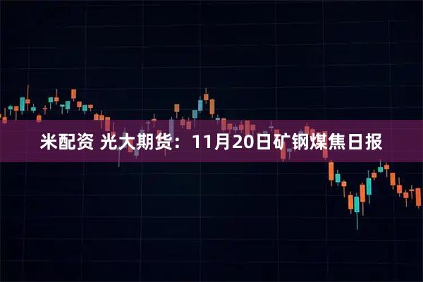 米配资 光大期货：11月20日矿钢煤焦日报